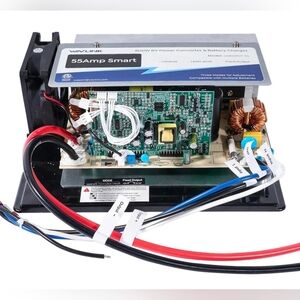 RV Power Converter 55A 120V AC to 12V DC Battery Charger w/3 Smart Charging Mode
